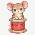 Stitchy Mouse pattern preview